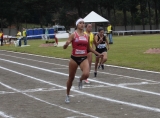 Atleta Samiris de Lys vence prova 100mts rasos com o tempo de 11,83 nos 27º Joguinhos Abertos em Caçador - Fotografo: Phelippe José da Silva - Data: 31/07/2014
