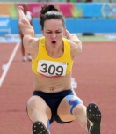 A única atleta joinvilense presente nos Jogos Paralímpicos de Londres deixou sua marca na história do esporte catarinense neste domingo (2/9). Competindo na classe F46 do salto em distância, Sheila Finder conquistou o quarto lugar entre as melhores competidoras do mundo. - Fotografo: divulgação Felej - Data: 02/09/2012