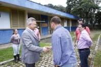 Equipe da Prefeitura Municipal visita antigo prédio da sede da Secretaria de Habitação - Fotografo: Jaksson Zanco - Data: 30/09/2013