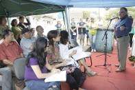 A comunidade do bairro Petrópolis recebeu nesta quinta-feira (27/10) a Horta Orgânica Pérola Verde, anexa à Unidade de Saúde Edla Jordan. O prefeito em exercício Ingo Butzke prestigiou o evento - Fotografo: Kátia Nascimento - Data: 27/10/2011