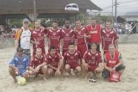 Equipe de futebol masculino do bairro Escolinha, Vice-campeã do interbairros de futebol de areia. - Fotografo: Phelippe José - Data: 10/11/2013