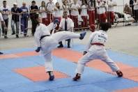 Atleta de karatê Amanda Belli lutando Kumitê nos 28º Joguinhos Abertos em Itajaí - Fotografo: Phelippe José - Data: 31/07/2015
