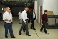 O vice-prefeito Ingo Butzke visitou na tarde desta quinta-feira (13), as obras do 4º Andar do Hospital Municipal São José, acompanhado do Secretário de Saúde, Tarcísio Crocomo e do Diretor do Hospital Tomio Tomita - Fotografo: Kátia Nascimento - Data: 13/10/2011