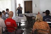A reunião de criação do Plano Emergencial de Defesa Civil aconteceu na manhã desta quarta-feira (30/11).  Participaram o vice-prefeito Ingo butzke, membros do Comdec e funcionários da Defesa Civil - Fotografo: Kátia Nascimento - Data: 30/11/2011