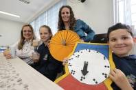 Escola Municipal Baltazar Buschle foi classificado para Feira Nacional de Matemática - Fotografo: Rogerio da Silva - Data: 19/09/2014