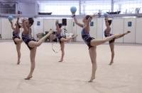 Equipe de ginástica ritmica da Felej Competindo nos 54º  Jasc em Itajai. - Fotografo: Phelippe José da Silva - Data: 25/11/2014