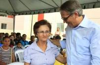 Espedita Alves de Silva, de 58 anos, será uma das novas moradoras do Residencial Trentino. - Fotografo: Mauro Arthur Schlieck - Data: 22/03/2012