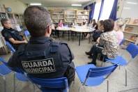 Guarda Municipal realiza atividade na Escola Silvio Sniecikovski - Fotografo: Rogerio da Silva - Data: 01/09/2015