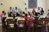 Formação dos alunos do projeto Escola Flor - Fotografo: Rogerio da Silva - Data: 14/04/2015
