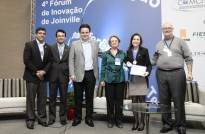 Premiação do 4º Fórum de Inovação de Joinville e Região - Fotografo: Rogerio da Silva - Data: 07/11/2013