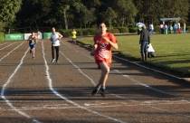 Atletismo masculino(DF) vence 1ª bateria com o atleta Marcos Henrique Evaristo no 10º Parajasc em Chapecó(SC) - Fotografo: Phelippe José - Data: 29/05/2014