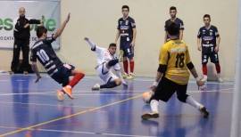 Futsal Masculino competindo nos 27º Joguinhos Abertos de SC em Caçador - Fotografo: Phelippe José da Silva - Data: 28/07/2014