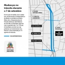 Mapa do desfile de Sete de Setembro 2015 - Fotografo: Arte Secom - Data: 03/09/2015
