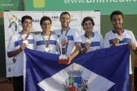 Tenis masculino de Joinville é campeão geral dos 28º Joguinhos Abertos em Itajaí - Fotografo: Phelippe José - Data: 29/07/2015