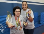 A Paratleta da Felej, Josiane Cirico, atleta Paralimpica, atualmente intensifica seus  treinamentos no tênis de mesa, - Fotografo: Phelippe José/Felej/Secom - Data: 11/06/2014