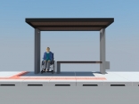 Modelo de abrigo de ônibus para os bairros - Fotografo: Divulgação/Ippuj - Data: 08/08/2013