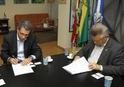 Prefeitura e a empresa Totvs assinam protocolo de intenções - Fotografo: Jaksson Zanco - Data: 27/05/2013