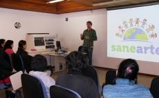 Projeto Sanearte leva consciência ambiental para os bairros - Fotografo: Cristina Harumi Chiguti  - Data: 30/07/2013