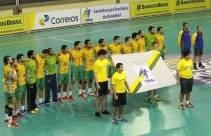 Amistoso Internacional Seleção Brasileira de Handebol Masculino e Seleção Uruguaia Masculina de Handebol. - Fotografo: Phelippe José - Data: 10/06/2014