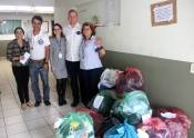Companhia Águas de Joinville faz doação de roupas à Maternidade Darcy Vargas - Fotografo: Secom - Data: 15/05/2014