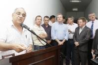Aconteceu no final da tarde de sexta-feira (25/11) a solenidade de inauguração do novo centro cirúrgico do Hospital Bethesda. O secretário da Saúde, Tarcísio Crócomo, lembrou que na segunda-feira (28/11) começam a serem realizadas as cirurgias eletivas na unidade de saúde. - Fotografo: Mauro Artur Schlieck - Data: 25/11/2011
