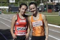 Atleta Paralimpica Mariane Padilha(DF) e Sheila Finder(DF) nos 11º  Parajasc em São Miguel do Oeste. - Fotografo: Phelippe José - Data: 28/04/2015