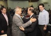 Prefeito Udo Döhler fala pela primeira vez na reunião da Câmara de Dirigentes Lojistas (CDL) - Fotografo: Jaksson Zanco - Data: 20/03/2013