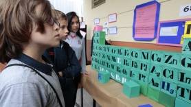 XVI Feira Municipal de Matemática, na Escola Municipal Prof.a. Ada Sant