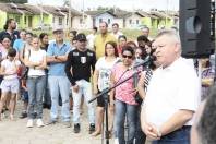 Entrega das chaves à 57 famílias do Loteamento Cubatão II - Fotografo: Jaksson Zanco - Data: 07/12/2013