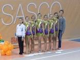 Equpe de Ginástica Rítmica de Joinville conquistou o terceiro lugar no Campeonato Brasileiro Infantil (11 e 12 anos) - Fotografo: Divulgação - Data: 06/07/2015