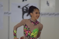 Mariany Miyamoto é o principal destaque da ginástica rítmica em Santa Catarina - Fotografo: Fesporte/Divulgação - Data: 30/07/2015