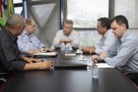 Prefeito Udo Döhler, definiu reuniões para implantação do Programa de Gestão Integrado de Saúde com o Secretário de Estado de Saúde, Dalmo Claro e Secretário de Saúde Armando Pereira - Fotografo: Jaksson Zanco - Data: 07/01/2013