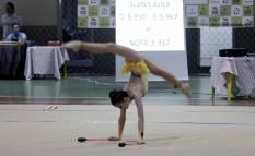 55º JASC em Joaçaba = Ginástica Ritmica = Isabela Henao se apresentando no aparelho massa - Fotografo: Phelippe José - Data: 17/12/2015