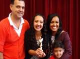 Júlia Raissa Hintz, da Escola Municipal Lacy Luiza da Cruz Flores, vence concurso Oratória nas Escolas - Fotografo: Divulgação - Data: 30/09/2015