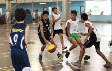 16º Jogos Escolares de Joinville = Competição de Basquete masculino. - Fotografo: Phelippe José da Silva - Data: 03/11/2014