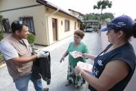 Agentes de Saúde divulgam mutirão de combate à dengue que será realizado no dia 12 - Fotografo: Rogerio da Silva - Data: 10/02/2015
