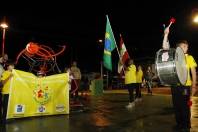 Nesta sexta-feira (28/9), à noite, foi entregue à comunidade do Vila Nova a Praça Joaquim Girardi, localizada na rua de mesmo nome. As crianças do CEI Espaço de Viver apresentaram uma performance de fanfarra. - Fotografo: Agobar Gonçalves / Secom - Data: 28/09/2012