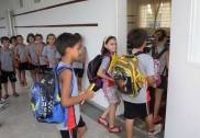 Volta as aulas na Escola Terezza Mazzolli no Jardim Paraiso - Fotografo: Phelippe Jose - Data: 10/02/2014