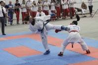 Atleta de karatê Amanda Belli lutando Kumitê nos 28º Joguinhos Abertos em Itajaí - Fotografo: Phelippe José - Data: 31/07/2015
