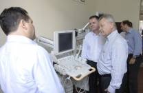 Aparelhos de ultrassom e videocirurgia doados ao Hospital São José - Fotografo: Jaksson Zanco - Data: 29/01/2013