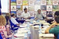 A reunião do Fórum de Desenvolvimento Econômico dos Municípios das Regiões Norte e Nordeste de Santa Catarina aconteceu na manhã desta sexta-feira (02/3) Com a presença do prefeito Carlito Merss - Fotografo: Kátia Nascimento - Data: 02/03/2012