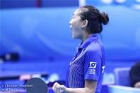 A joinvilense Alexia Nakashima conquistou cinco medalhas de ouro em competições com a seleção no Paraguai - Fotografo: Divulgação CBTM - Data: 28/03/2016