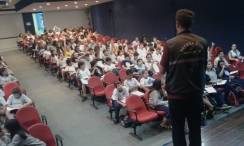 Palestra Defesa Civil na Escola Elias Moreira - Fotografo: Secom - Data: 21/09/2015