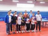 Atletas e treinadores que participaram do Brasileiro de Tênis de Mesa de Surdos em Joinville - Fotografo: Divulgação/Denise Carolina Adão - Data: 16/05/2015