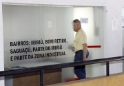 Prefeito Udo Döhler e secretário de Infraestrutura Romualdo França durante visita à Secretaria Regional do Iririú - Fotografo: Jaksson Zanco - Data: 10/01/2013