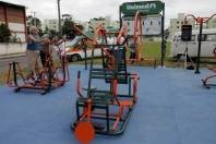 Felej inaugura  Academia da Melhor Idade no Costa e Silva. - Fotografo: Phelippe José - Data: 13/03/2015