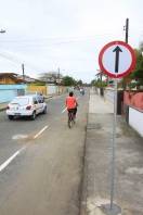 Mudanças no trânsito do bairro Guanabara, região próxima ao Parque da Cidade.  A rua Ursa Maior agora é de sentido único - Fotografo: Mauro Artur Schlieck - Data: 08/10/2011