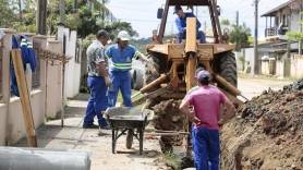 Subprefeitura Sudeste realiza drenagem na rua Acácias bairro Fátima - Fotografo: Rogerio da Silva - Data: 22/09/2014