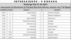 Confira os jogos do dia 1º de abril - Fotografo: Divulgação Felej - Data: 22/03/2012