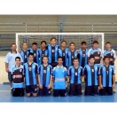 A equipe masculina juvenil da Associação Joinvilense de Handebol (AJHA/FELEJ) que disputará a Copa SC - Fotografo: Divulgação - Data: 16/04/2015